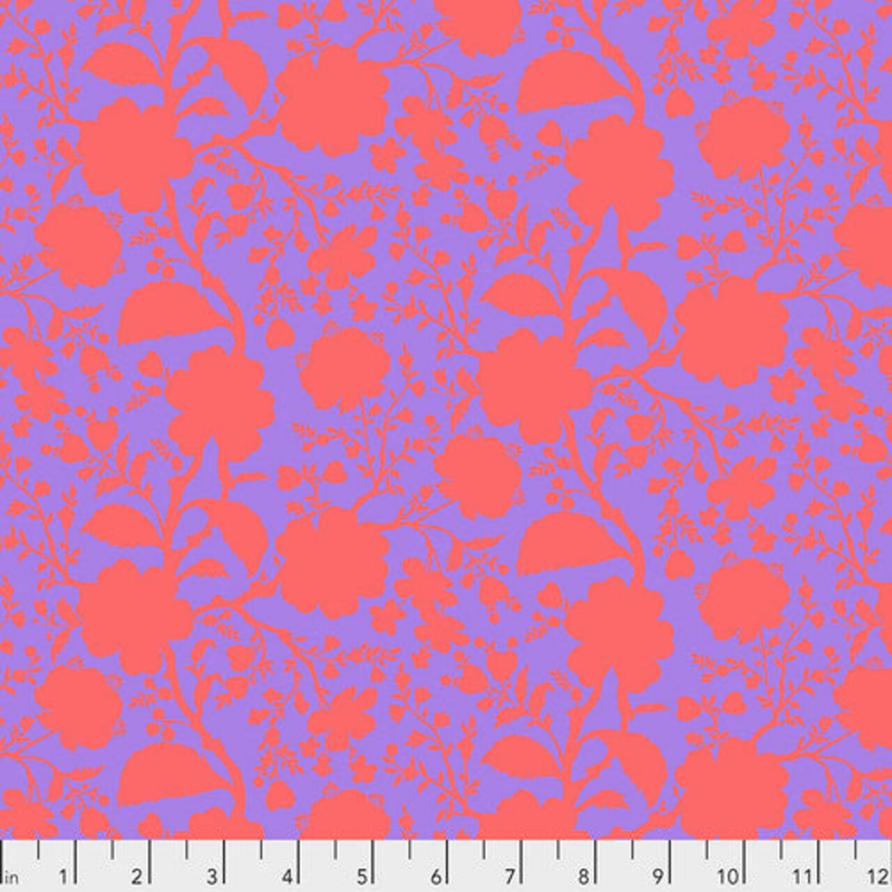 Fabric FreeSpirit Tula Pink True Colors Tiger Lily Wildflower by the Quarter Yard PWTP149.TIGERLILY